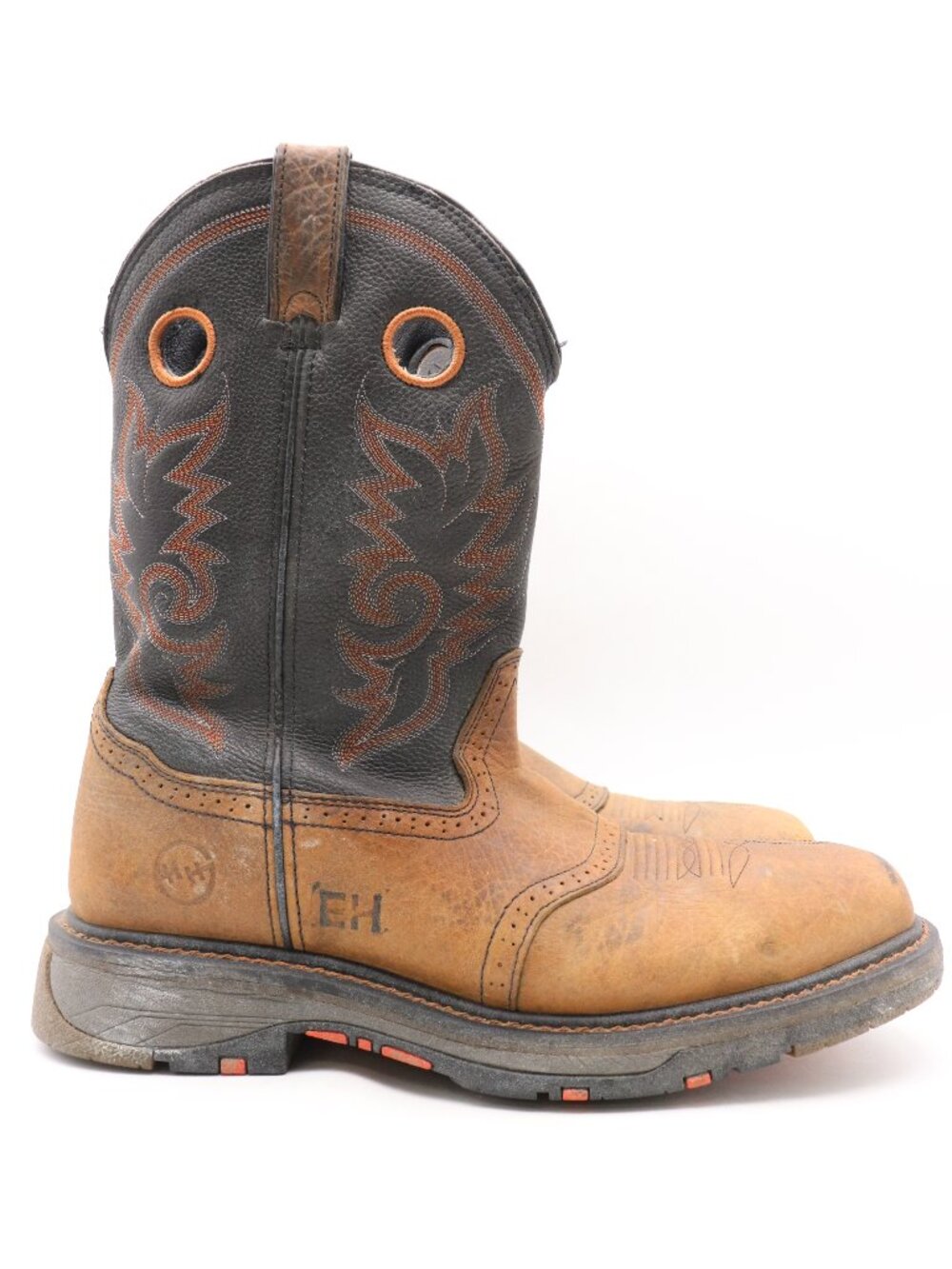 Double H Isaac Work Boots Composite Toe Men's Size 12 D EH Brown Leather DH5130
